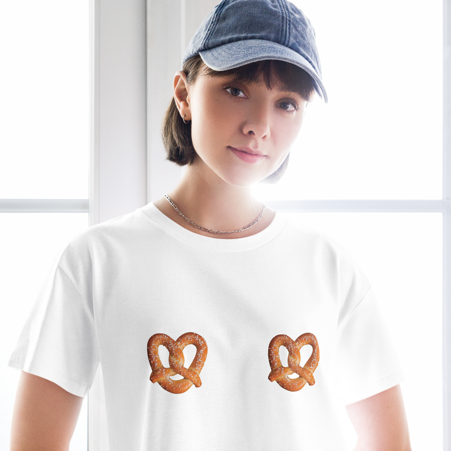 Pretzel Boobie Crop Top