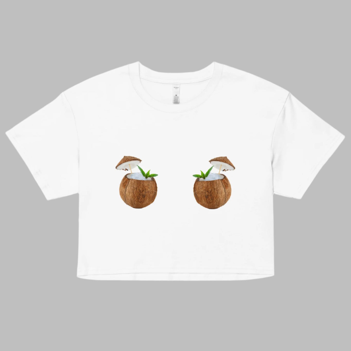 Coconut Boobie Tee – tropical beach graphic shirt for summer vibes