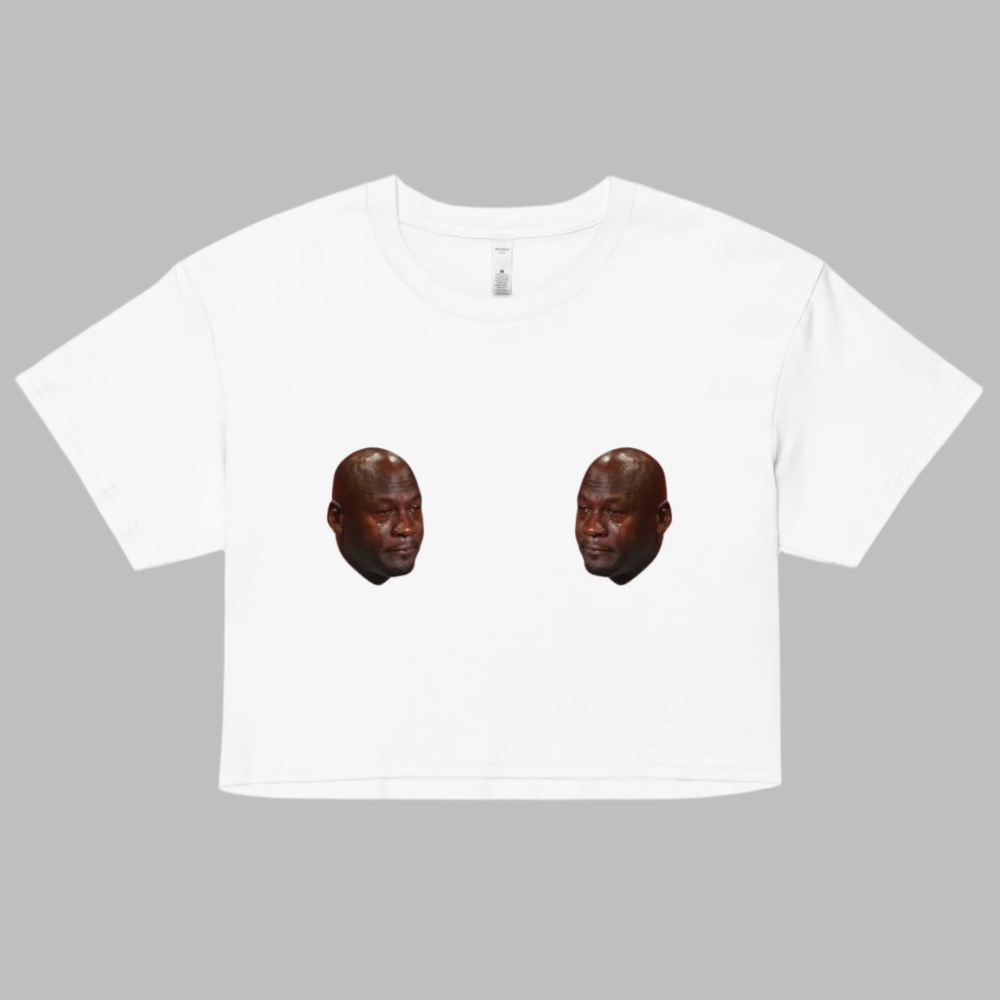 Crying Jordan Boobie Tee – funny meme sports shirt for basketball and pop culture fans