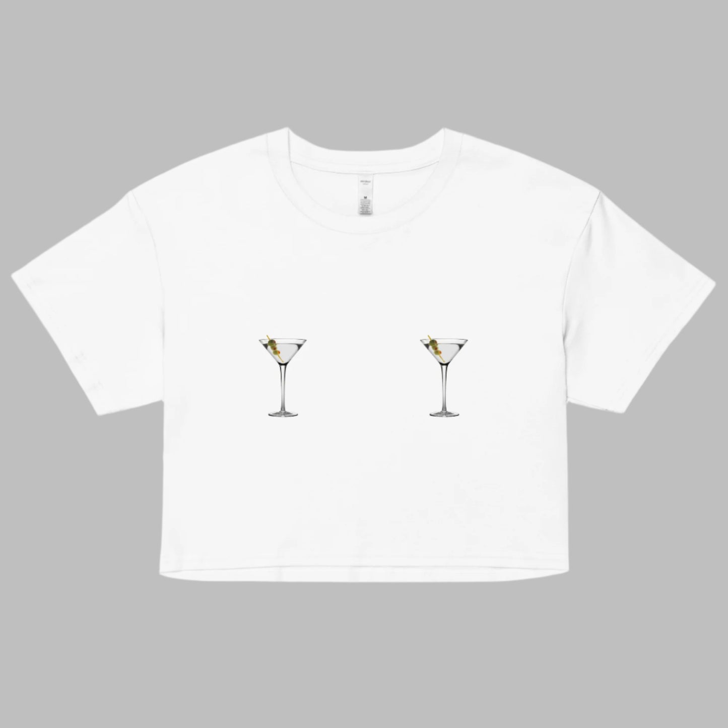 Martini Boobie Tee – funny cocktail shirt for girls night and happy hour lovers
