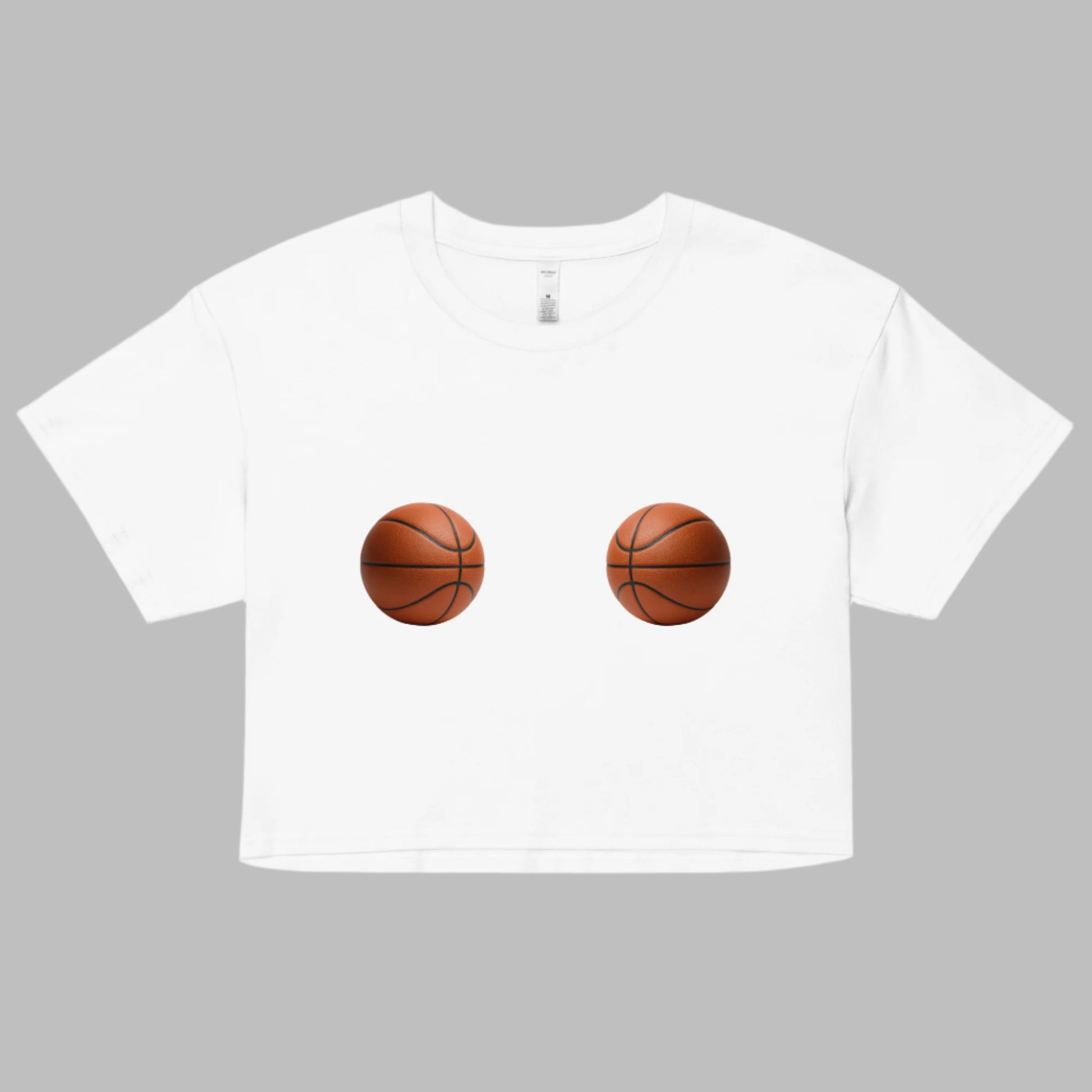 Basketball Boobie Tee - funny basketball shirt for women and fans