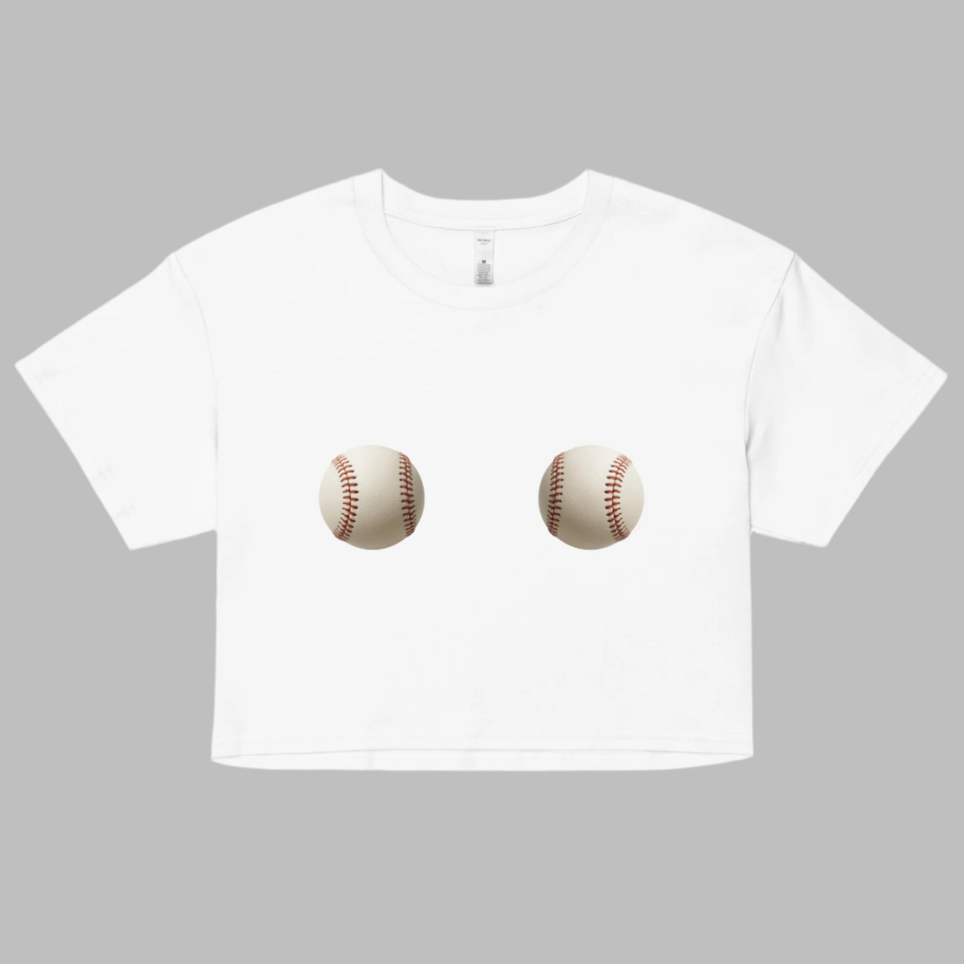 Baseball Boobie Tee - funny baseball shirt for women and fans