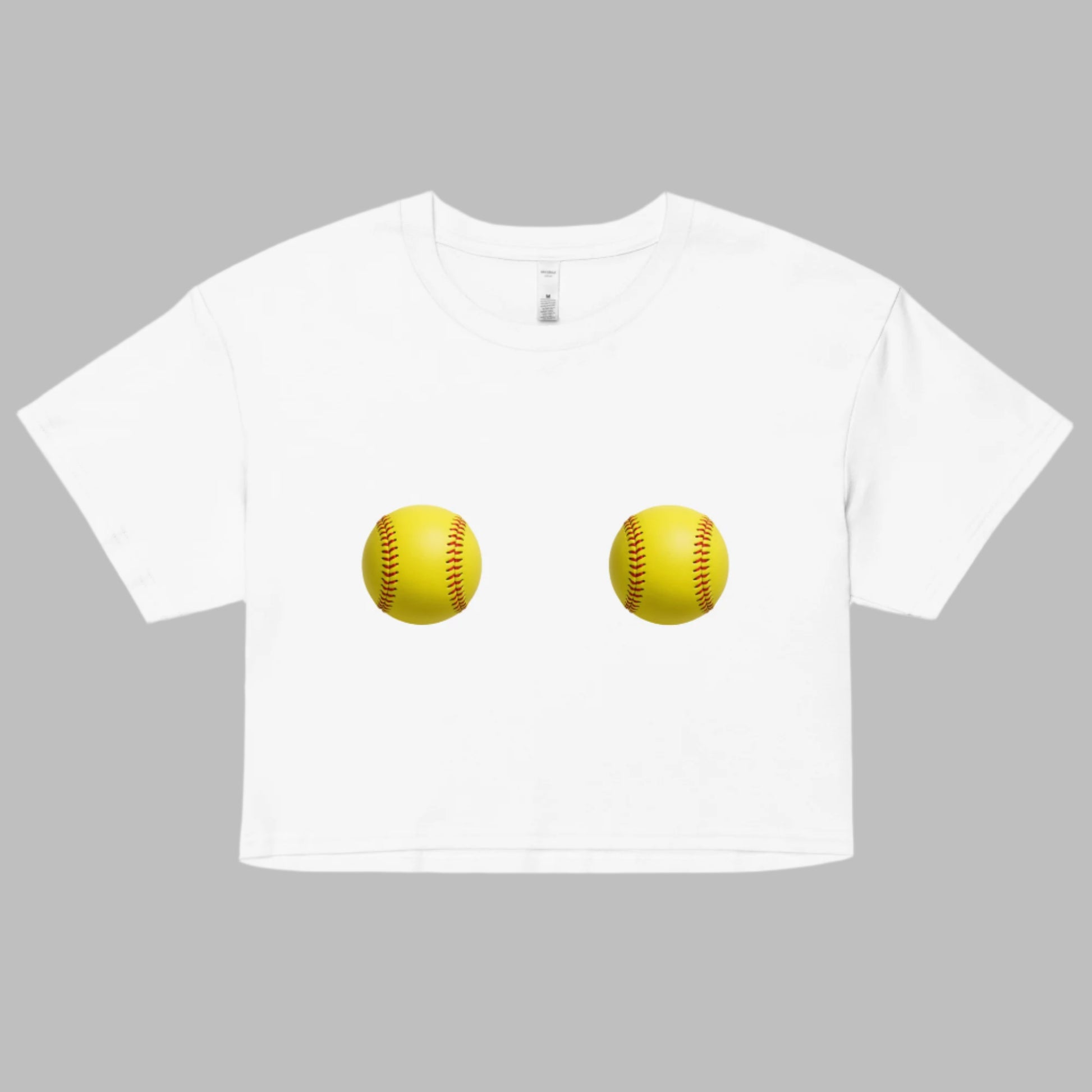 Softball Boobie Tee - funny softball shirt for women players and fans