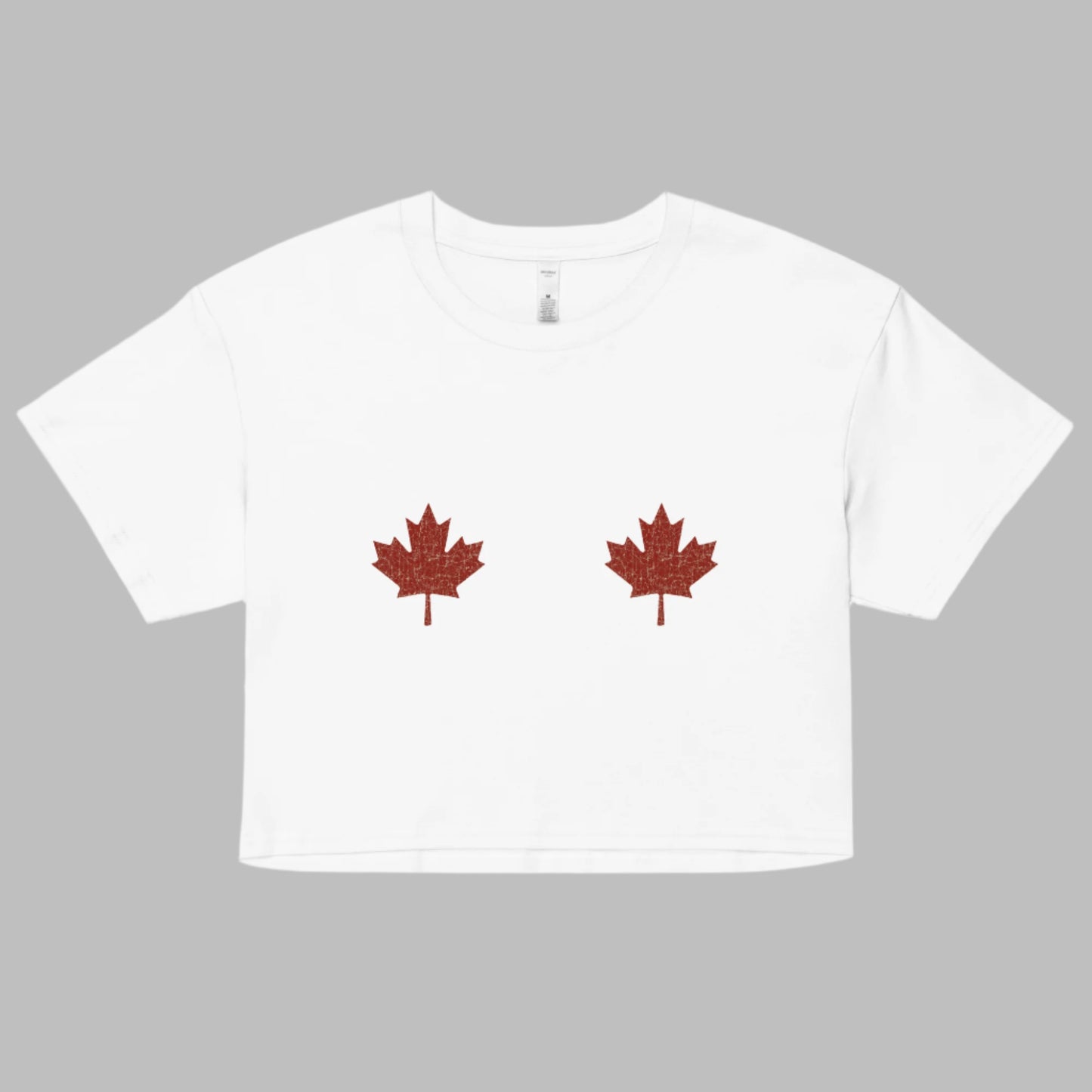 Canada Maple Leaf Boobie Tee - funny patriotic Canada Day shirt for Canadians