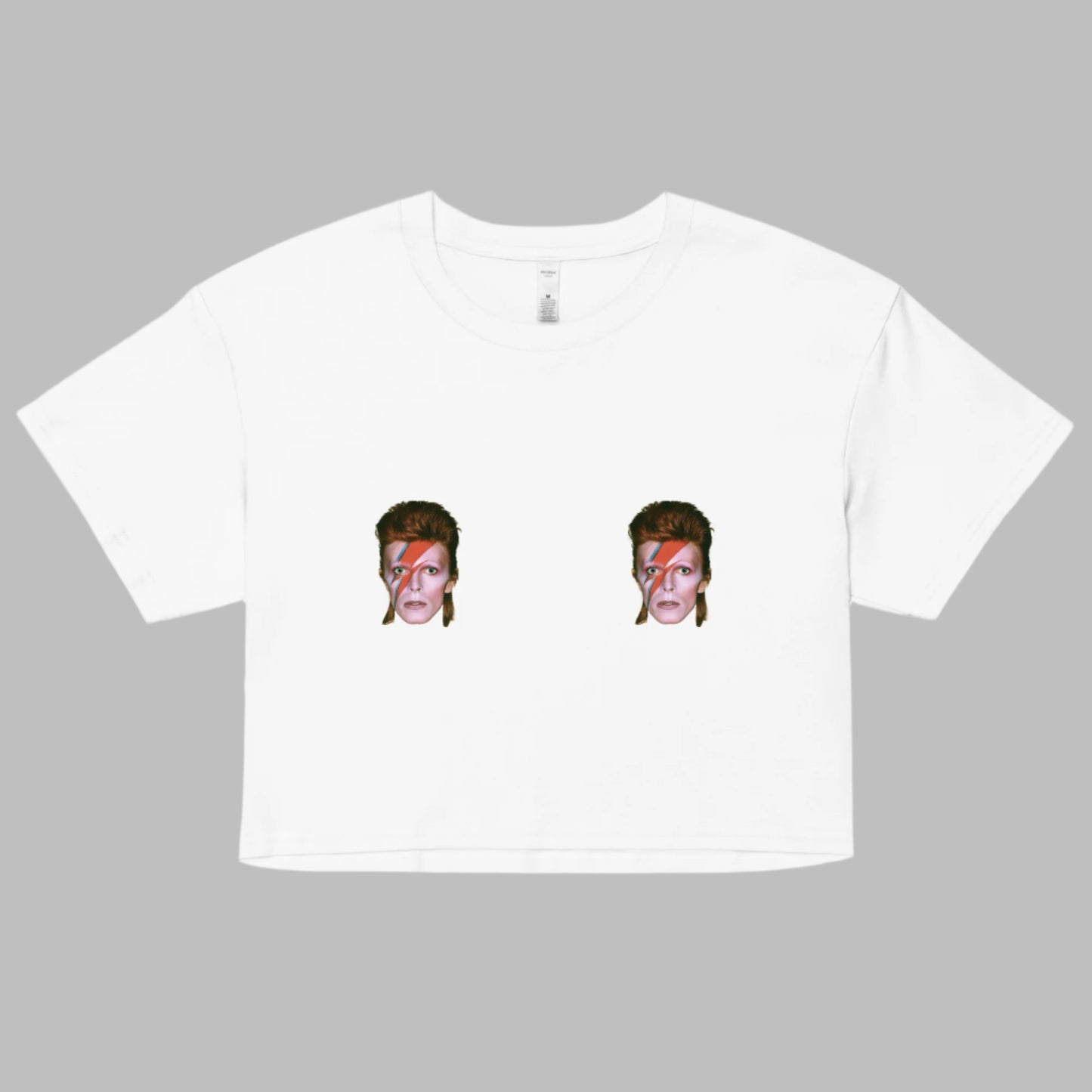 Bowie Boobie Tee - retro music graphic shirt inspired by David Bowie