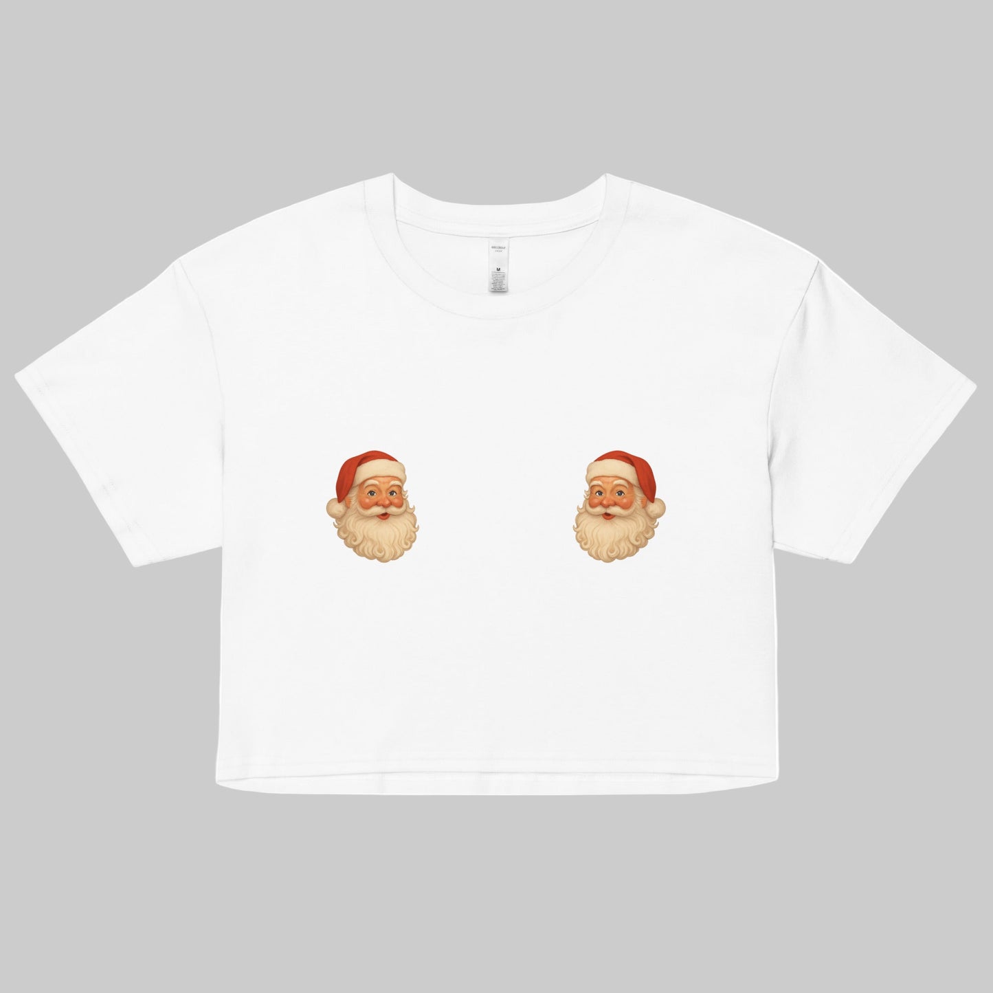 Santa Boobie Tee - funny Christmas holiday shirt for women and men