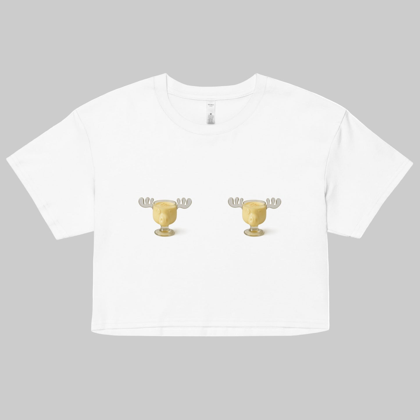 Christmas Vacation Eggnog Boobie Tee - funny holiday shirt for eggnog lovers