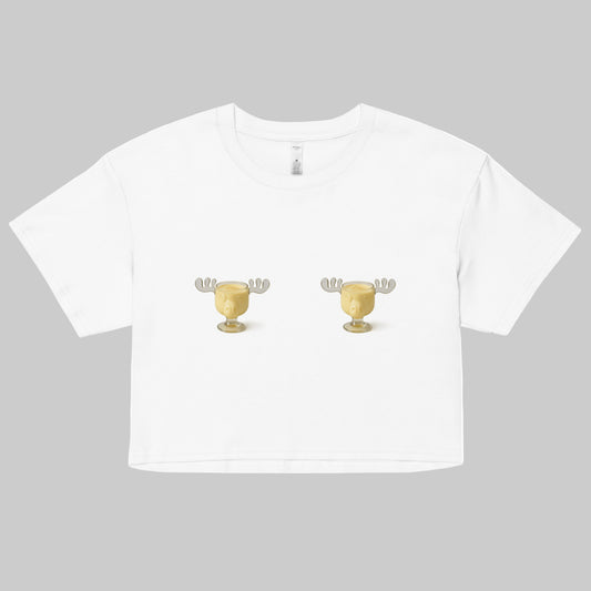 Christmas Vacation Eggnog Boobie Tee - funny holiday shirt for eggnog lovers