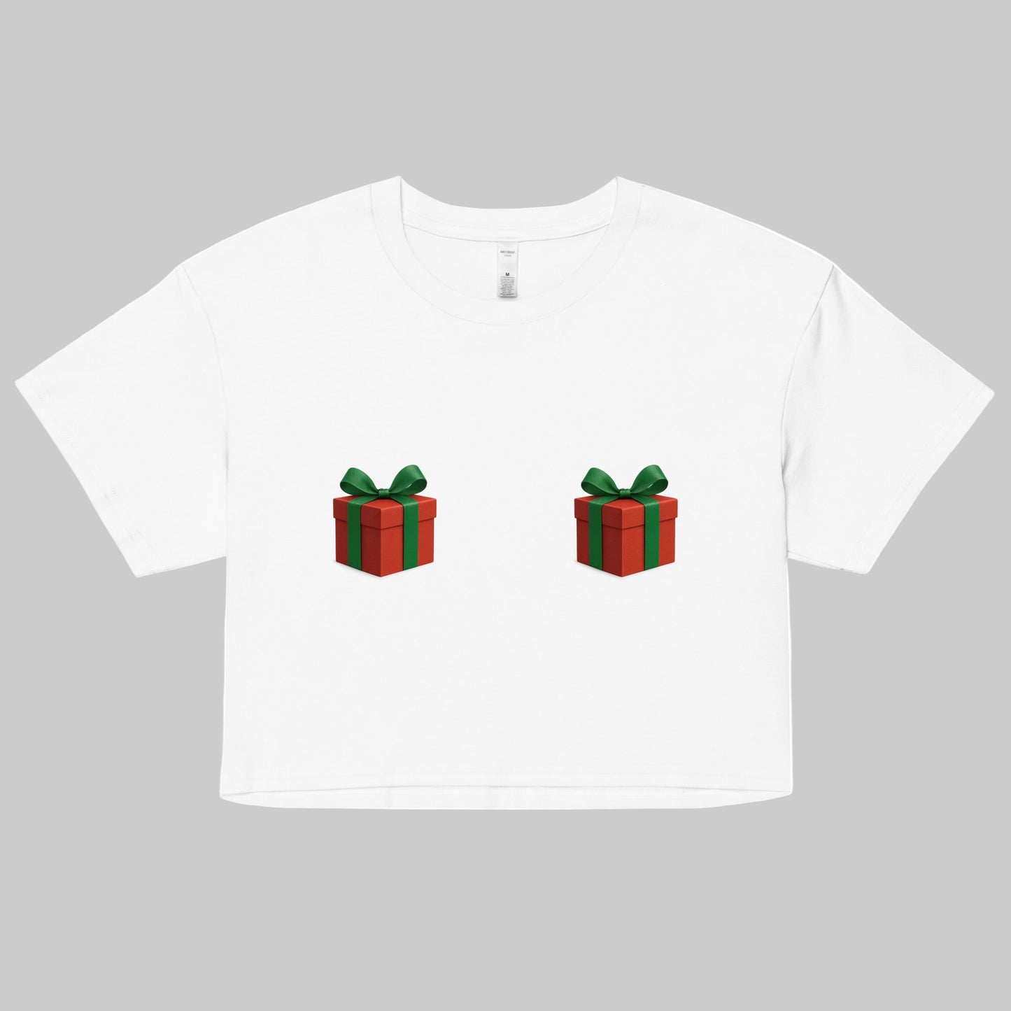 Christmas Present Boobie Tee - funny Christmas shirt for holiday season