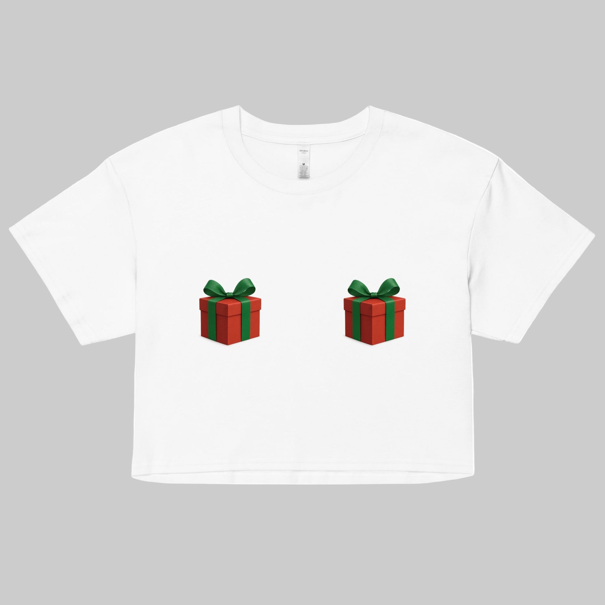 Christmas Present Boobie Tee - funny Christmas shirt for holiday season
