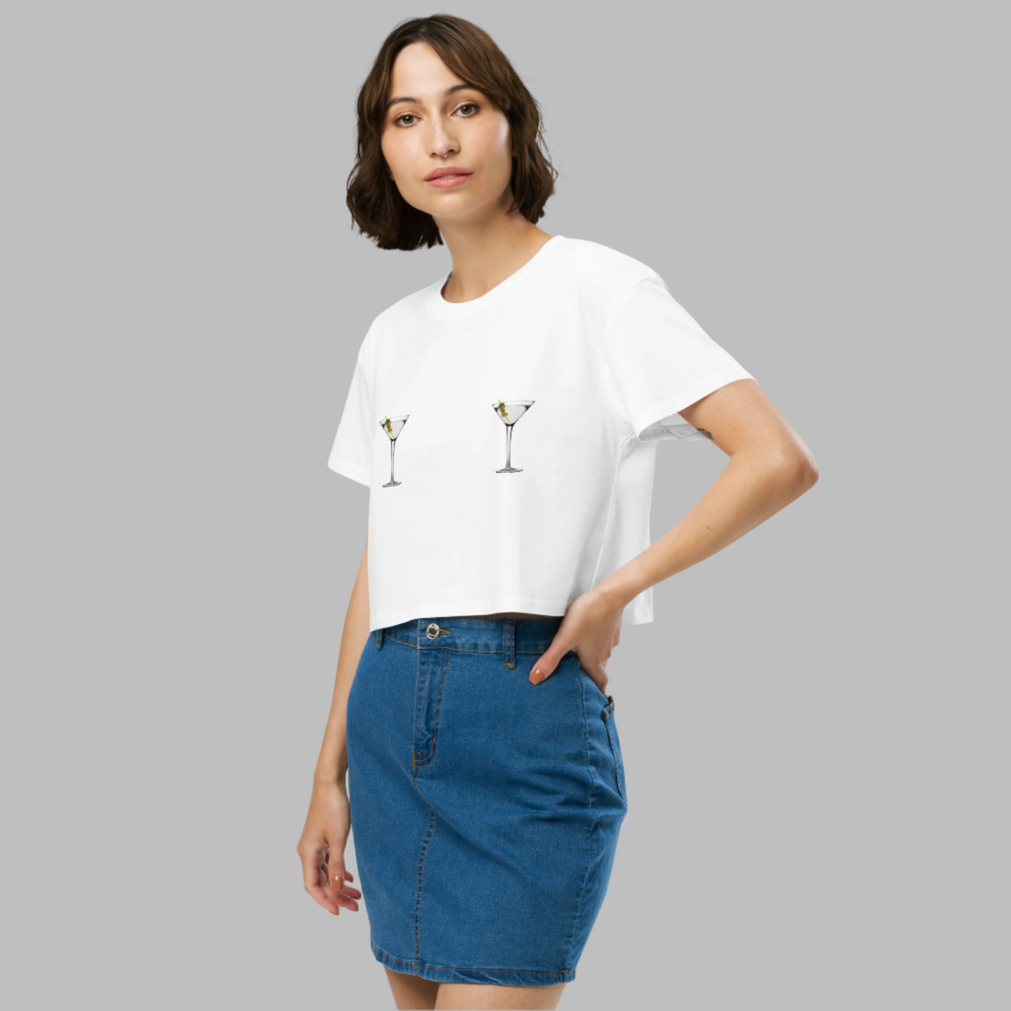 Martini Boobie Tee