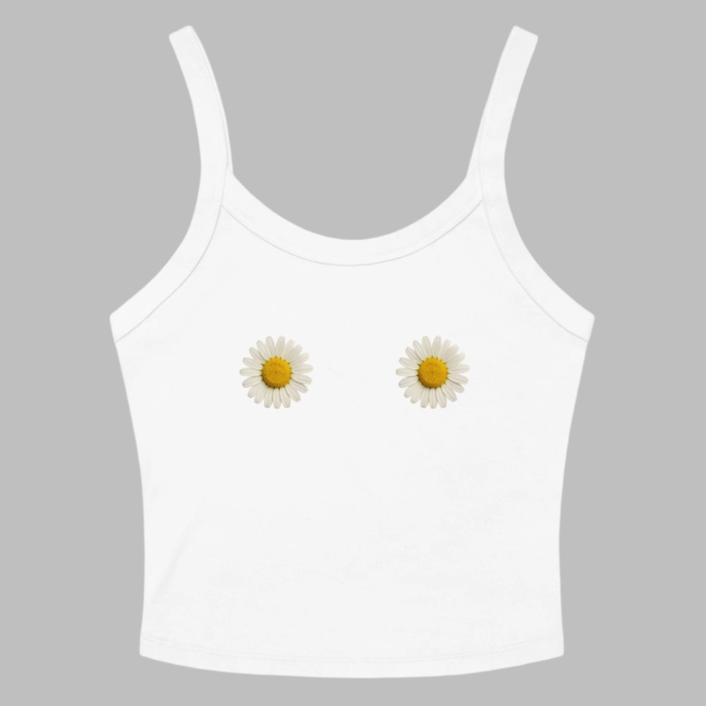 Daisy Boobie Tank - boho floral summer tank for women